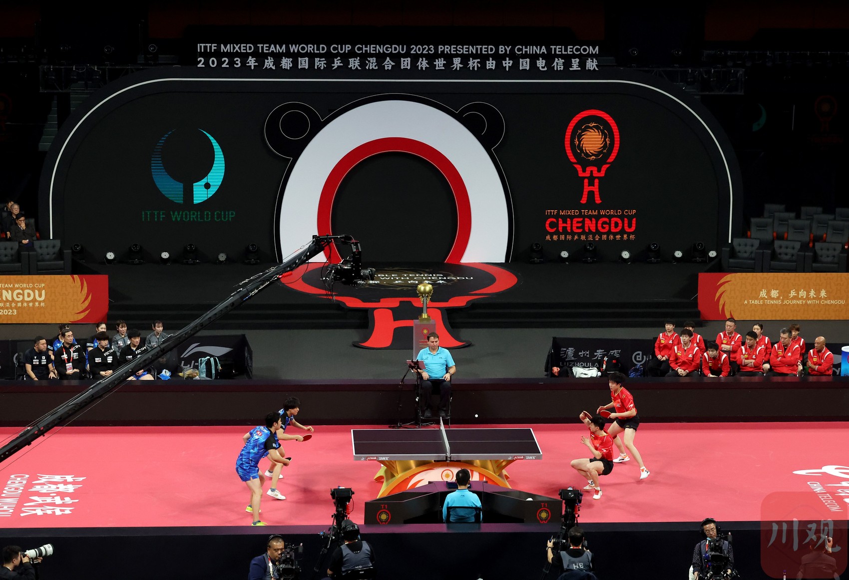 法国队力克日本队，马龙带队取胜